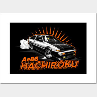 Toyota AE86 Posters and Art